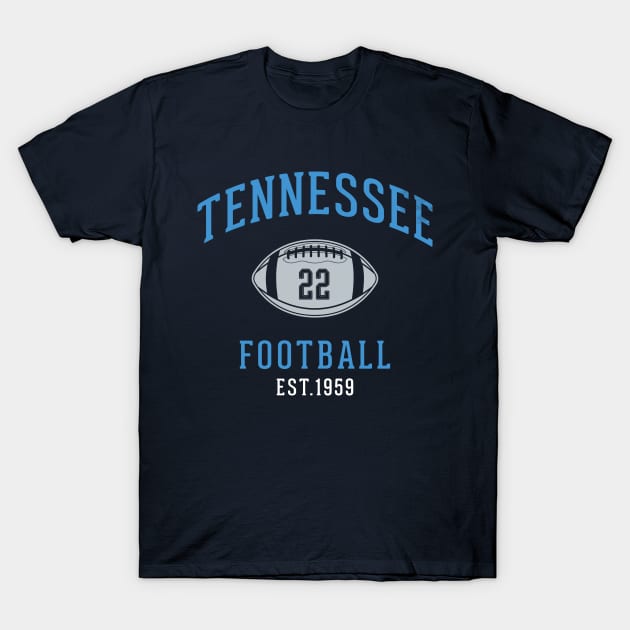 Vintage Tennessee Titans Football Tailgate Retro Party T-Shirt by BooTeeQue